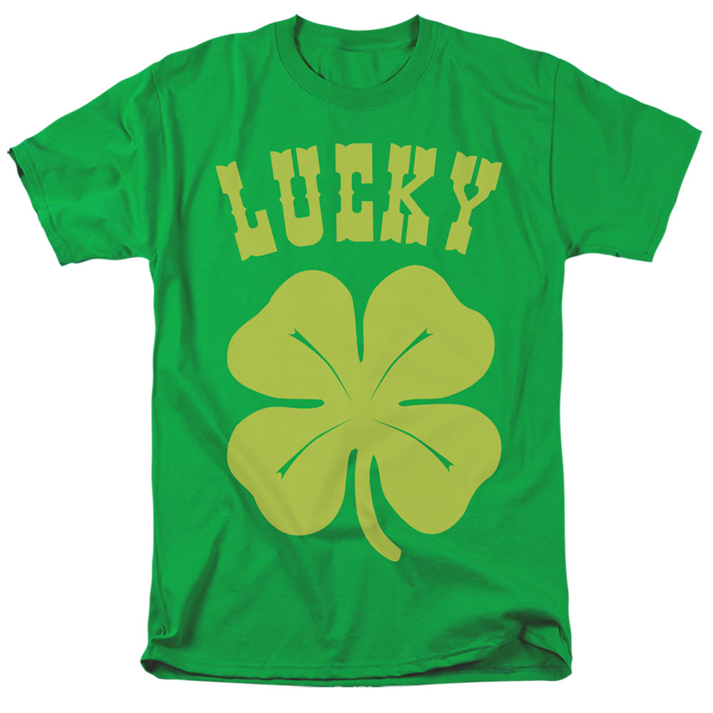 Lucky Shamrock - Short Sleeve Adult 18 - 1 - Kelly Green T-shirt