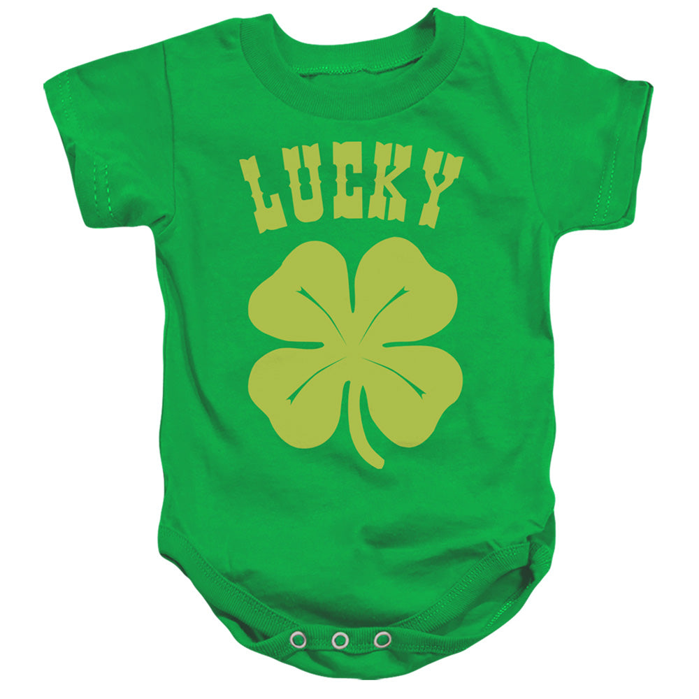 Lucky Shamrock-infant Snapsuit-kelly