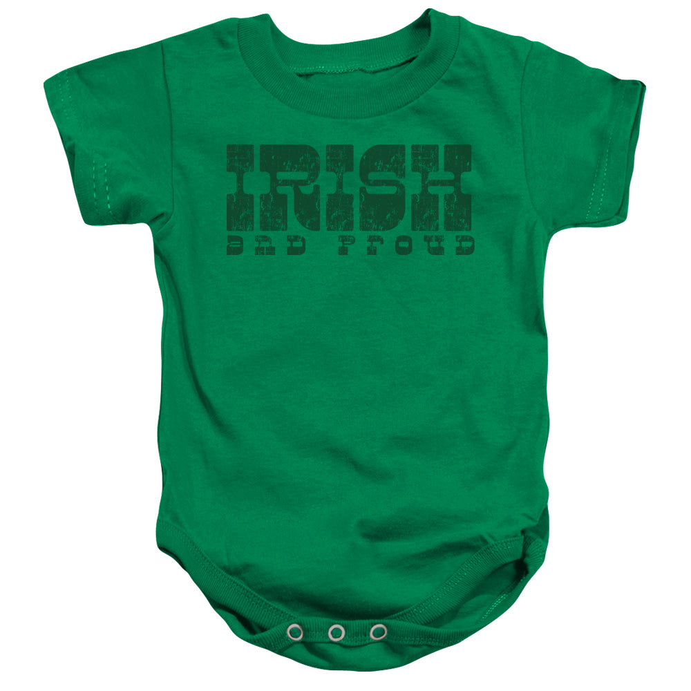Irish And Proud-infant Snapsuit - Kelly Green