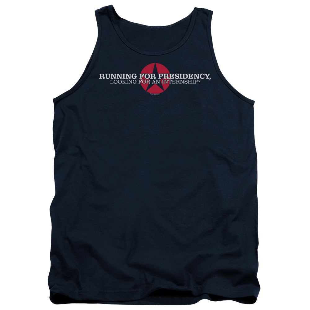 Running For Presidency - Adult Tank - Navy