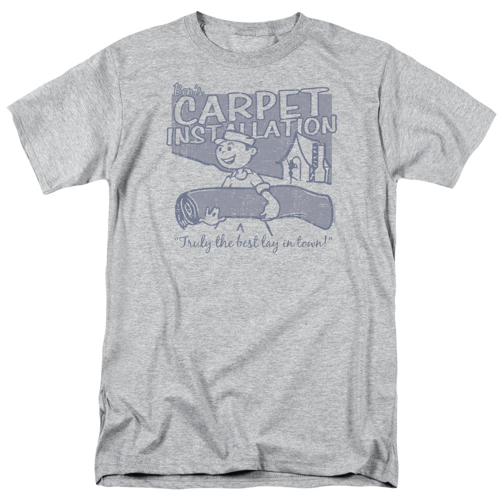 Bens Carpet Installation - Short Sleeve Adult 18 - 1 - Athletic Heather T-shirt