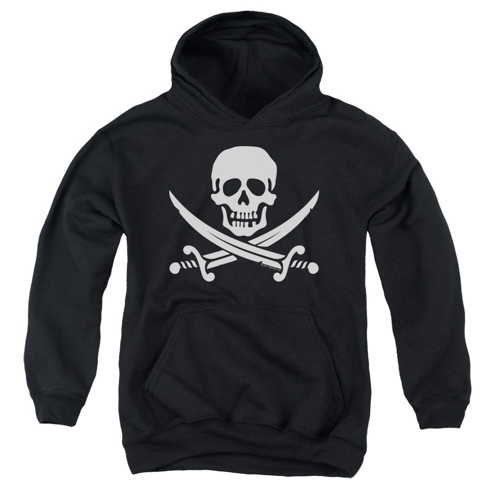 Jolly Roger - Youth Pull-over Hoodie - Black