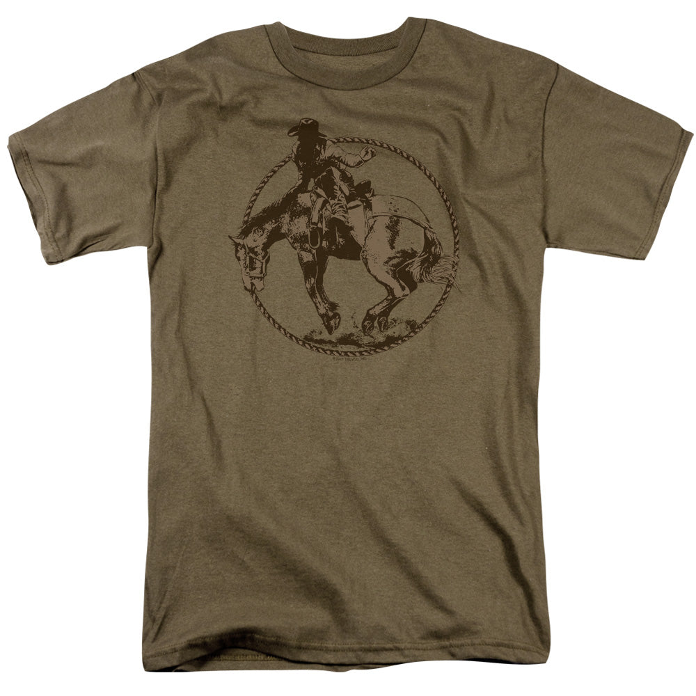 Bucking Bronco - Short Sleeve Adult 18 - 1 - Safari Green T-shirt