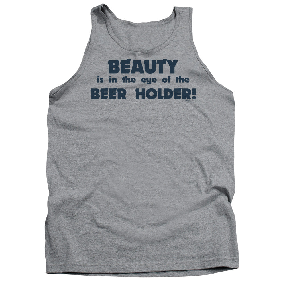 Eye Of The Beer Holder - Adult Tank - Athletic Heather