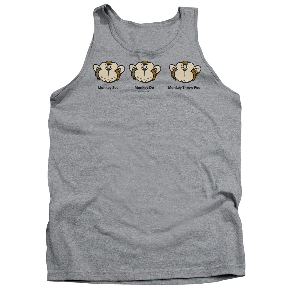 Monkey See... - Adult Tank - Athletic Heather