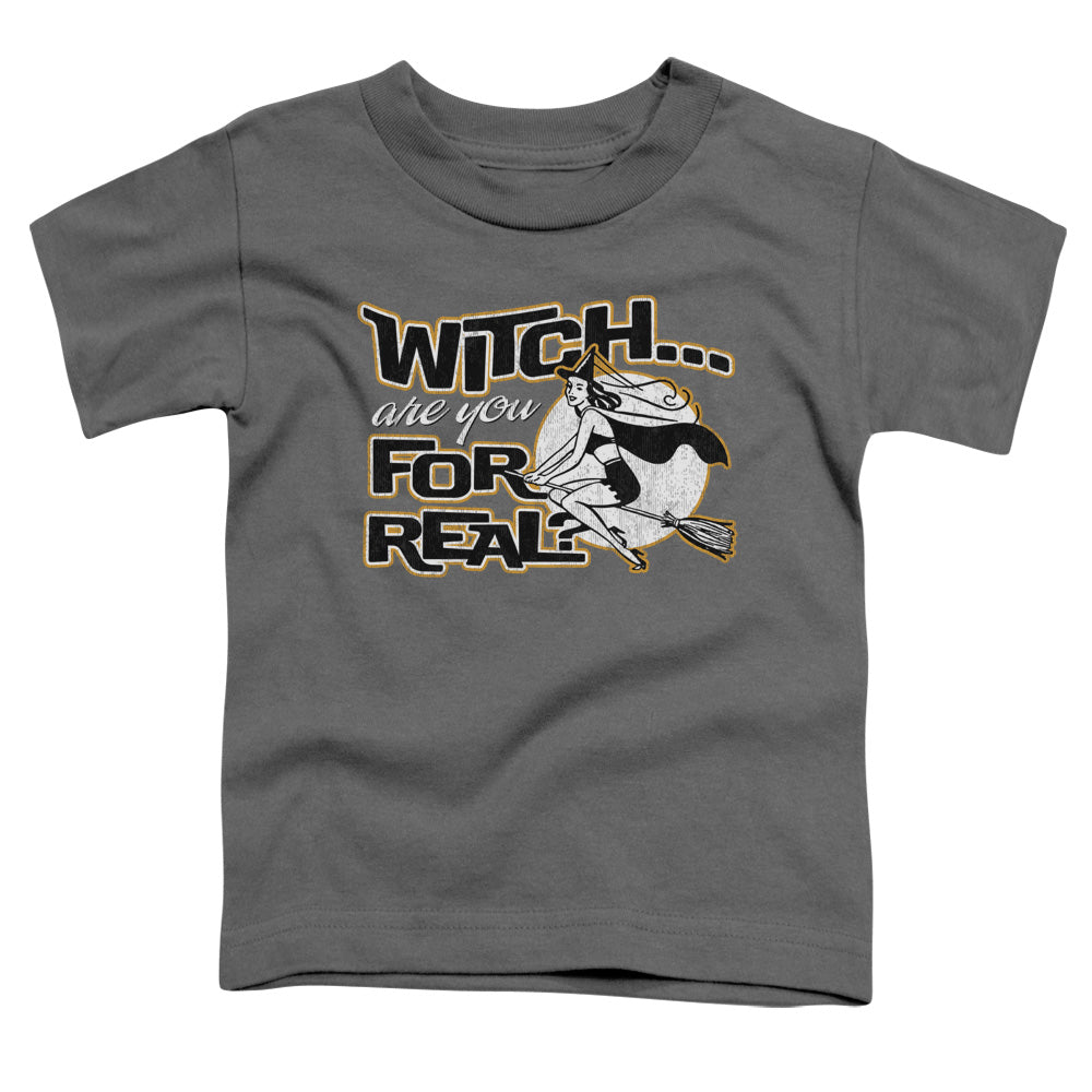 For Real - Short Sleeve Toddler Tee - Charcoal T-shirt
