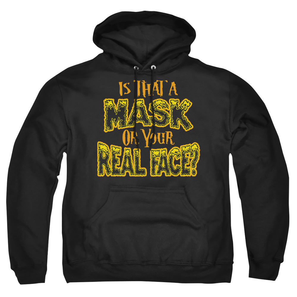 Mask - Adult Pull-over Hoodie - Black