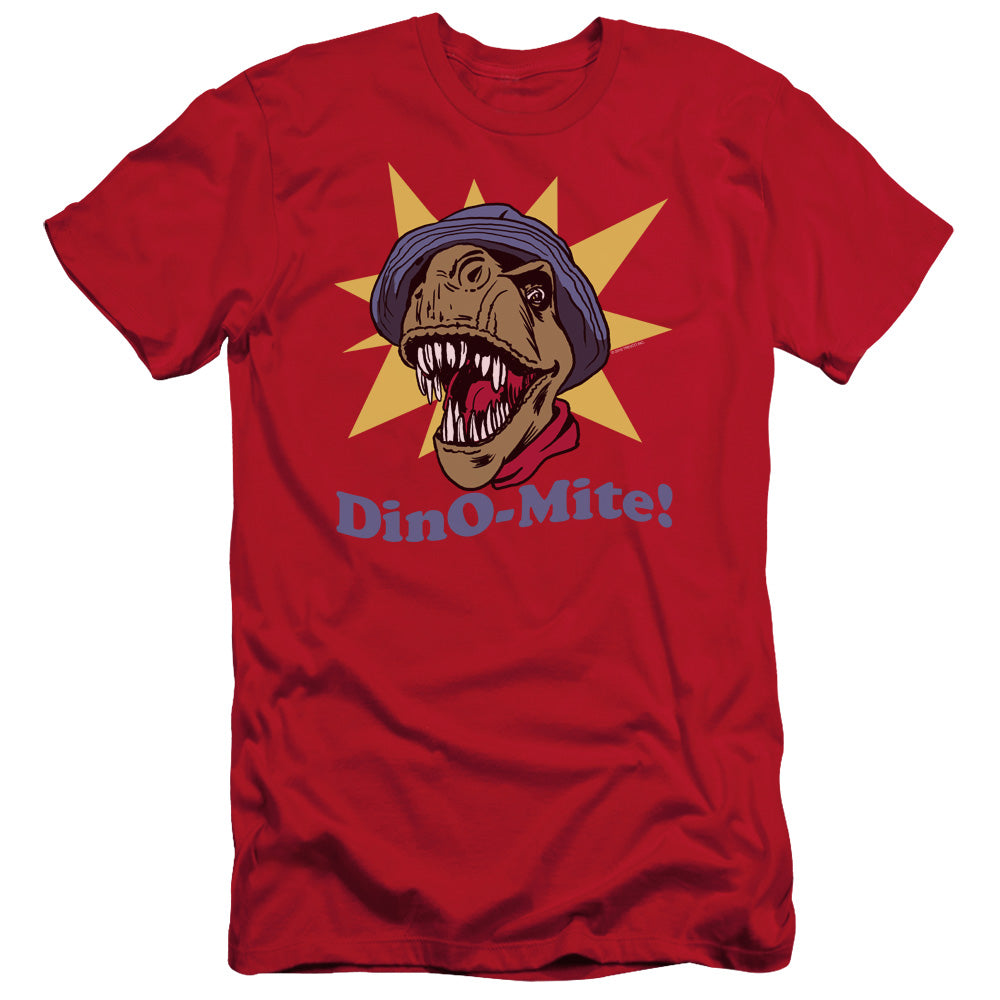 Dino Mite - Short Sleeve Adult 30 - 1 - Red T-shirt