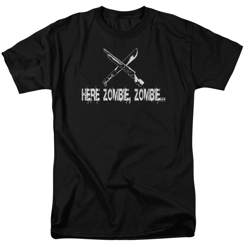 Here Zombie Zombie - Short Sleeve Adult 18 - 1 - Black T-shirt