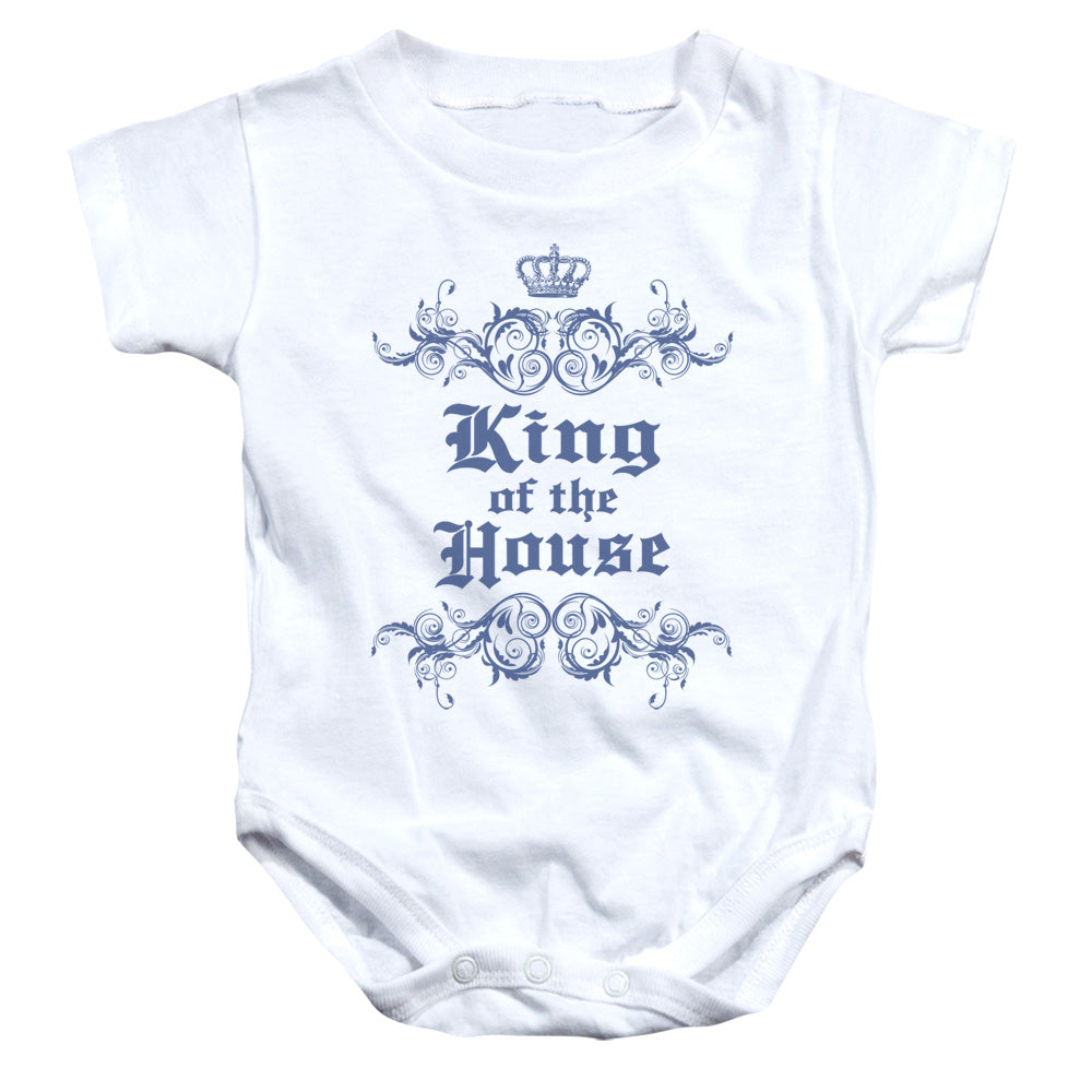 King Of The House - Infant Snapsuit - White