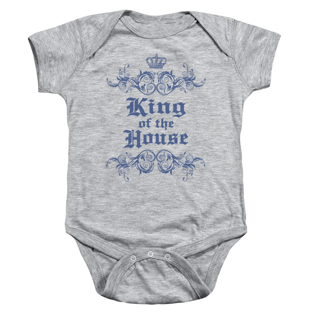 King Of The House - Infant Snapsuit - Athletic Heather