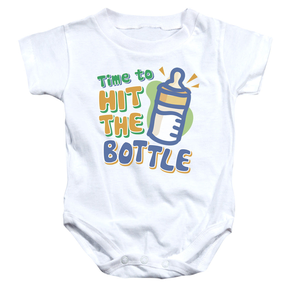 Hit The Bottle - Infant Snapsuit - White