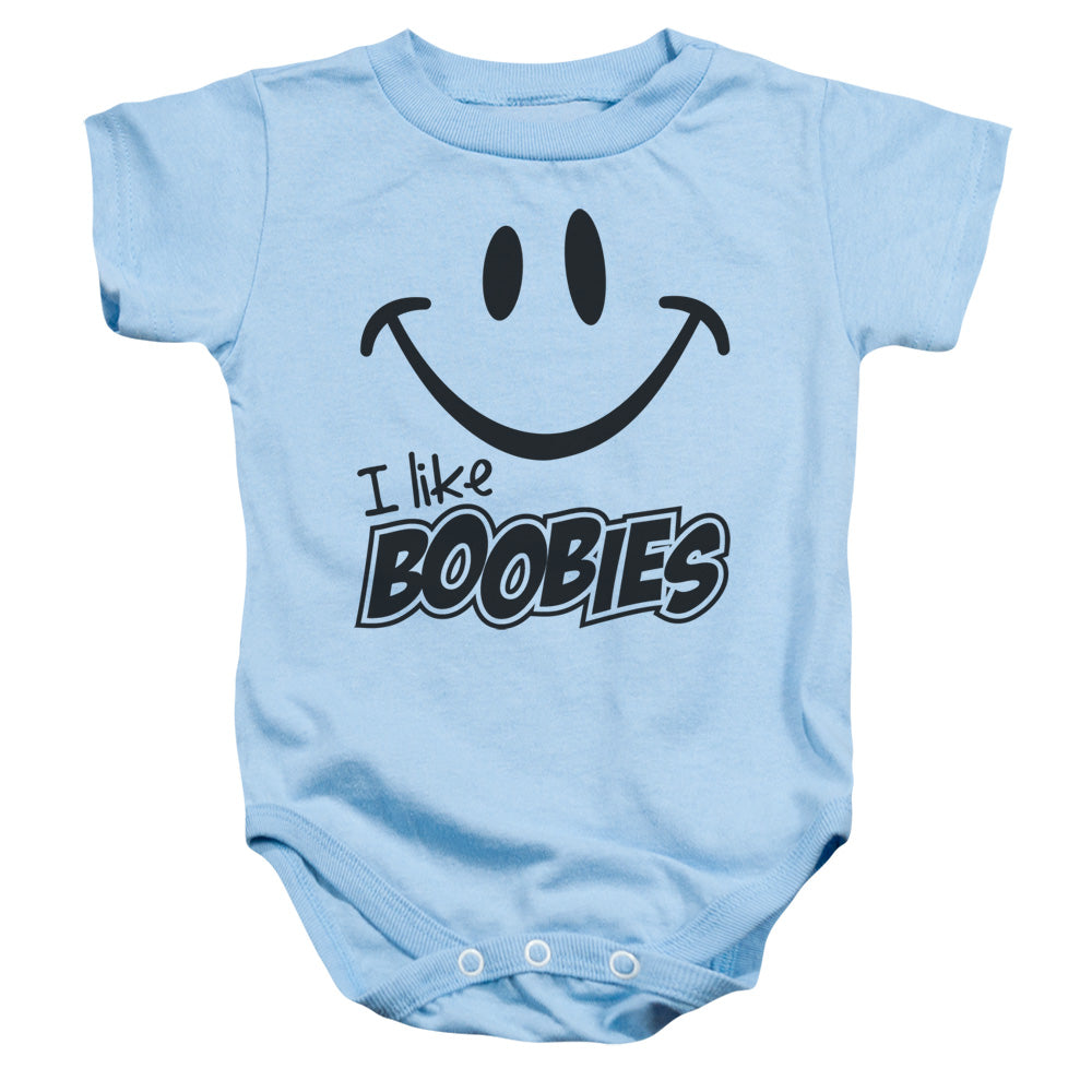 I Like Boobies - Infant Snapsuit - Light Blue