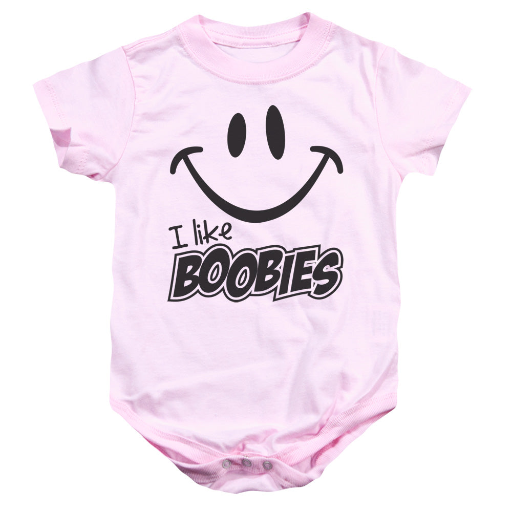 I Like Boobies - Infant Snapsuit - Pink