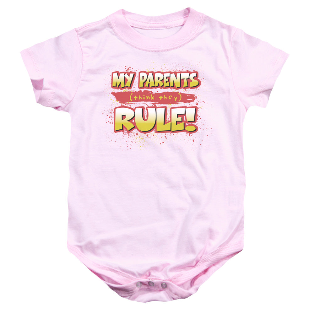 Think Again - Infant Snapsuit - Pink