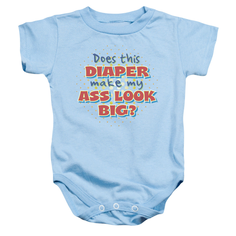 Big Ass Diaper - Infant Snapsuit - Light Blue