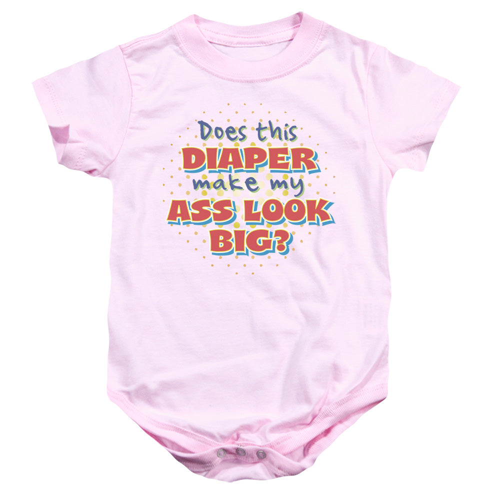 Big Ass Diaper - Infant Snapsuit - Pink