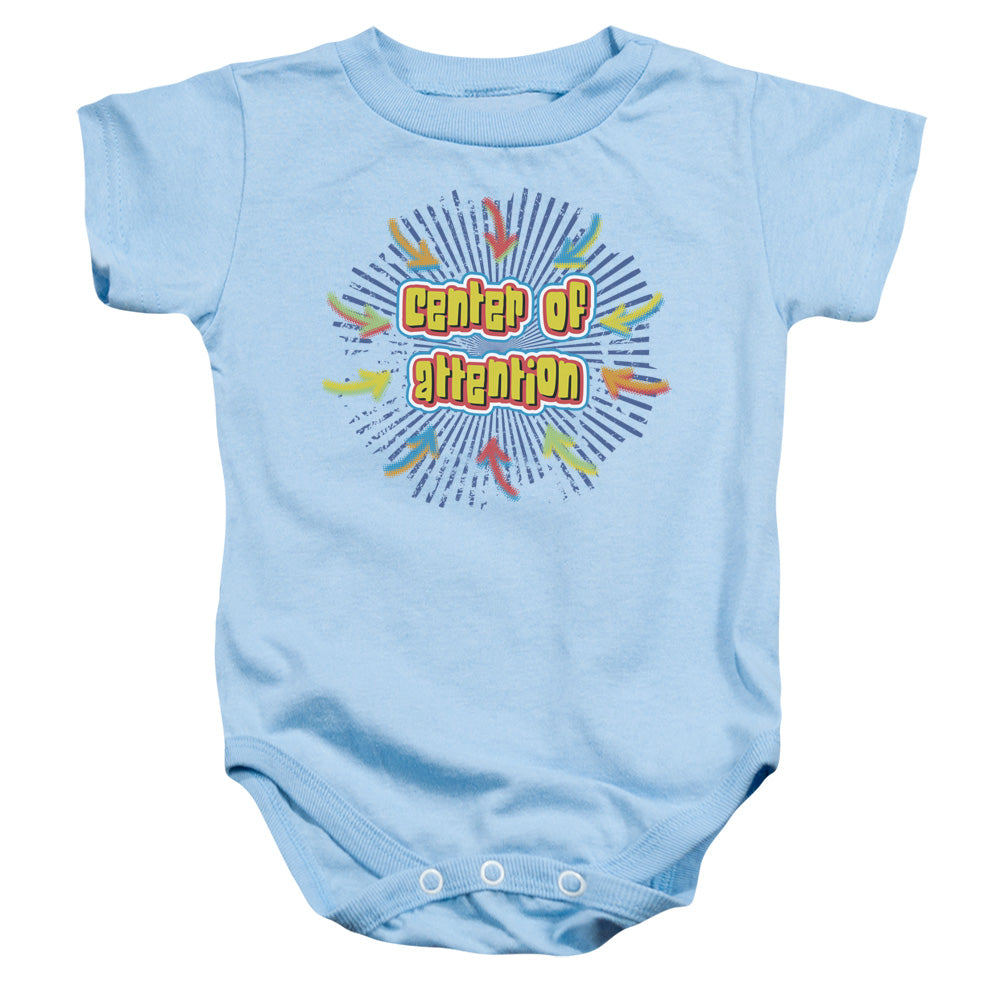 Center Of Attention - Infant Snapsuit - Light Blue