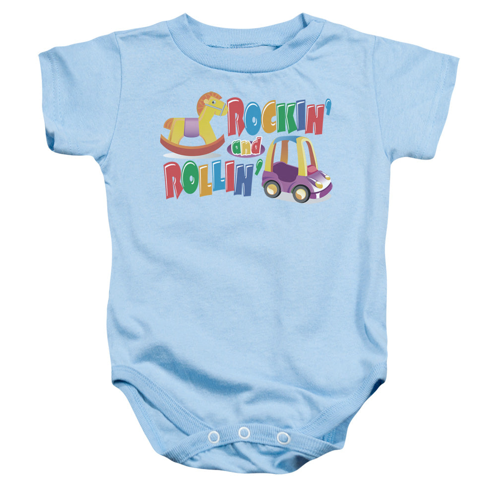 Rockin And Rollin - Infant Snapsuit - Light Blue