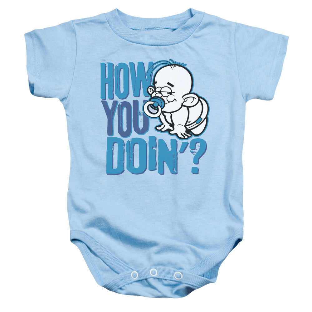 How You Doin - Infant Snapsuit - Light Blue - Sm