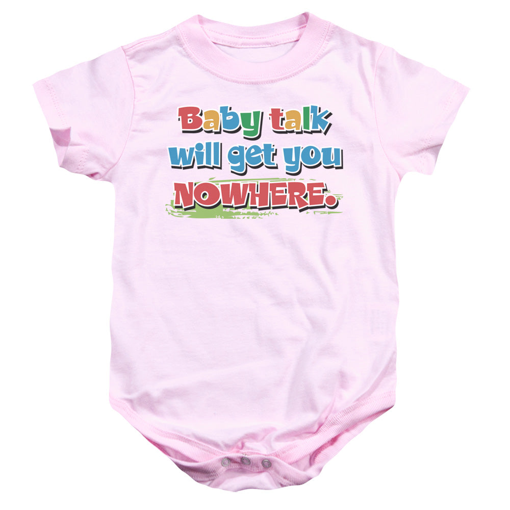Baby Talk - Infant Snapsuit - Pink