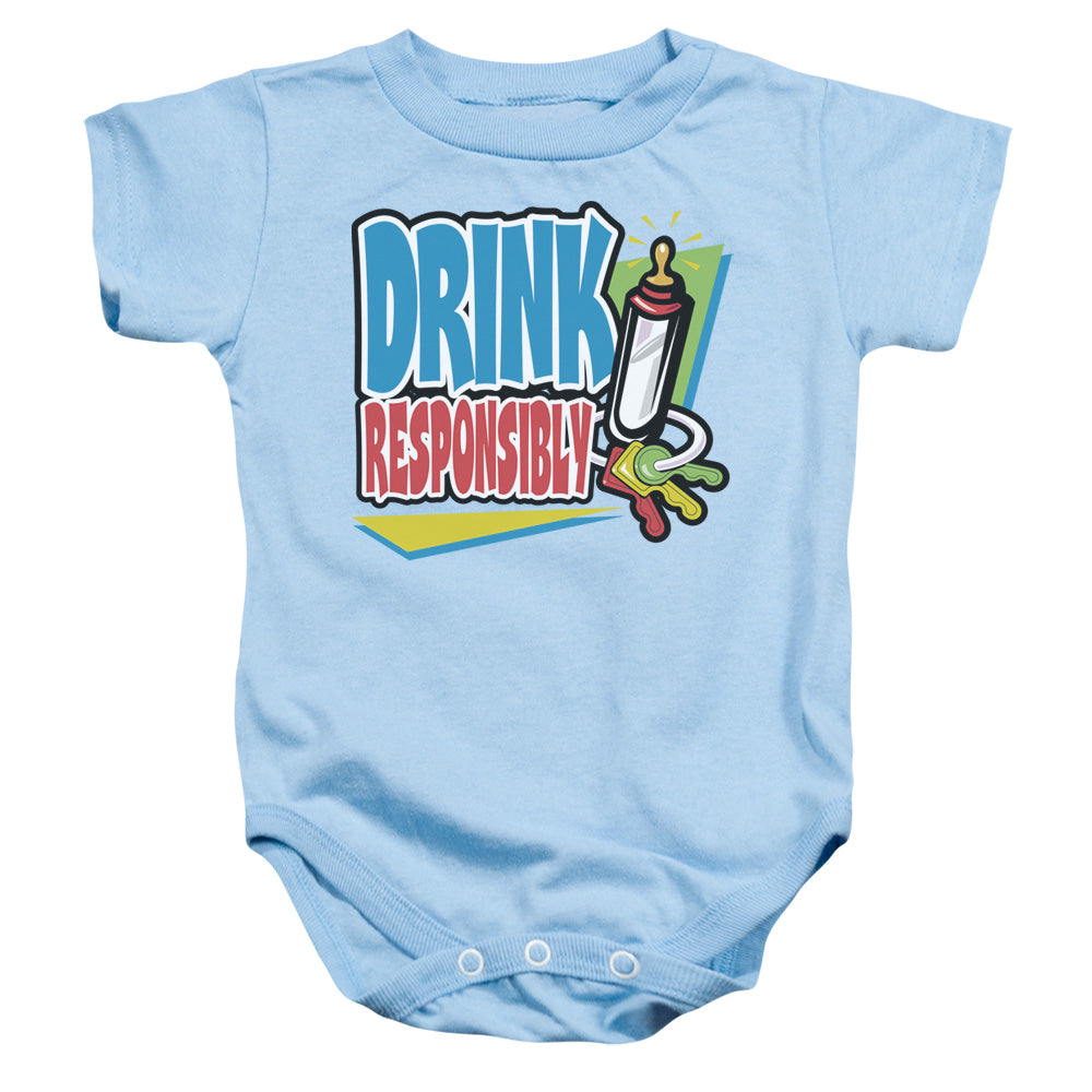 Drink Responsibly - Infant Snapsuit - Light Blue