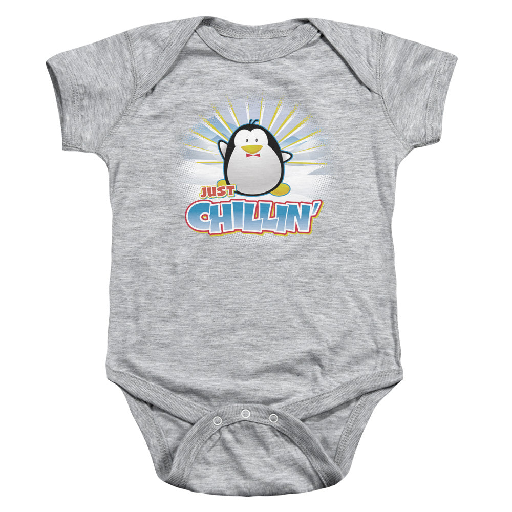 Just Chillin - Infant Snapsuit - Athletic Heather - Sm