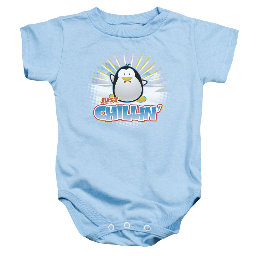 Just Chillin - Infant Snapsuit - Light Blue