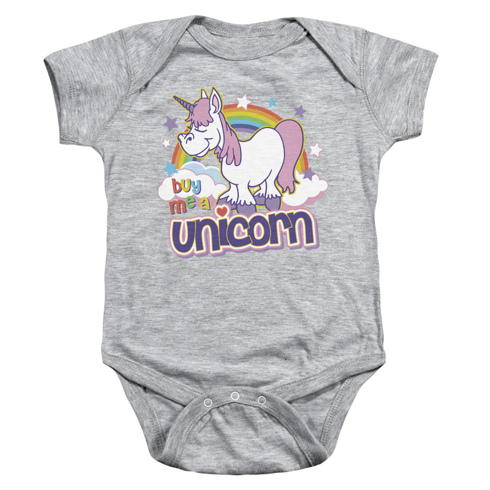 Buy Me A Unicorn - Infant Snapsuit - Athletic Heather