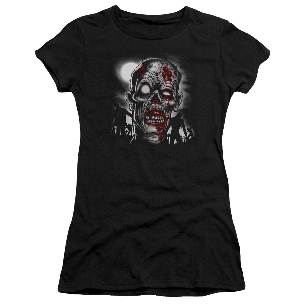 Walking Dead - Short Sleeve Junior Sheer - Black T-shirt