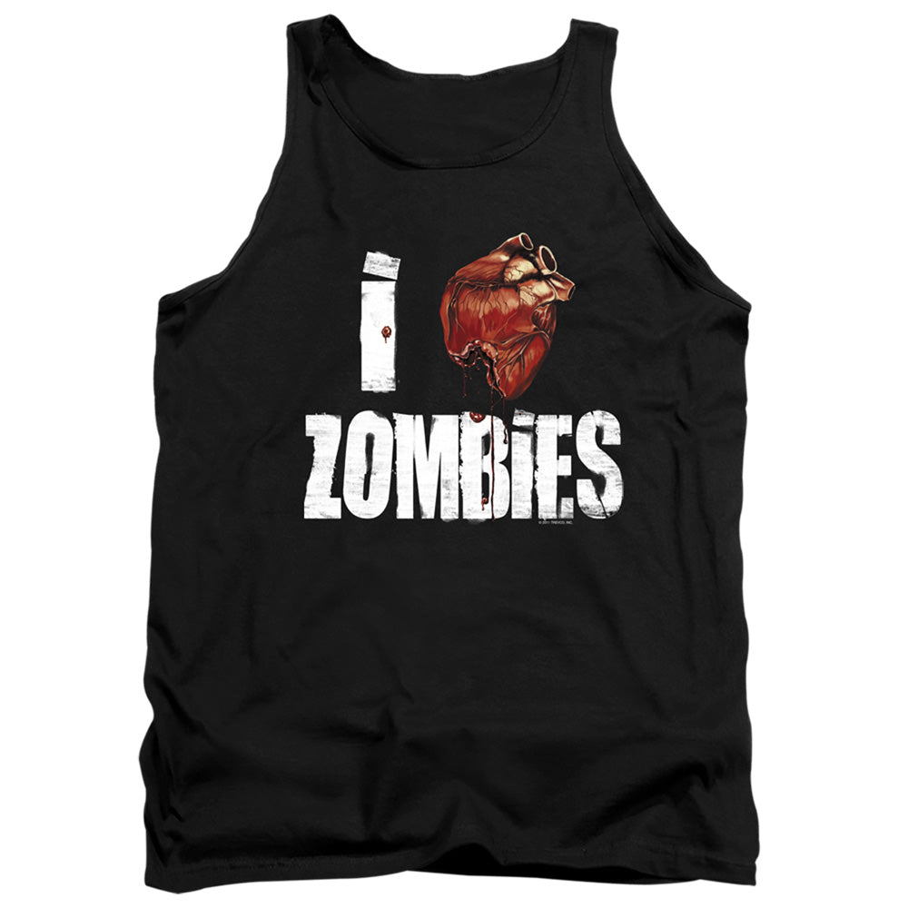 I Bloody Heart Zobmies - Adult Tank - Black