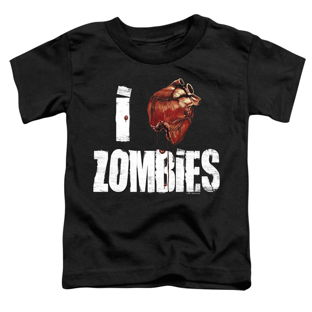 I Bloody Heart Zobmies - Short Sleeve Toddler Tee - Black T-shirt