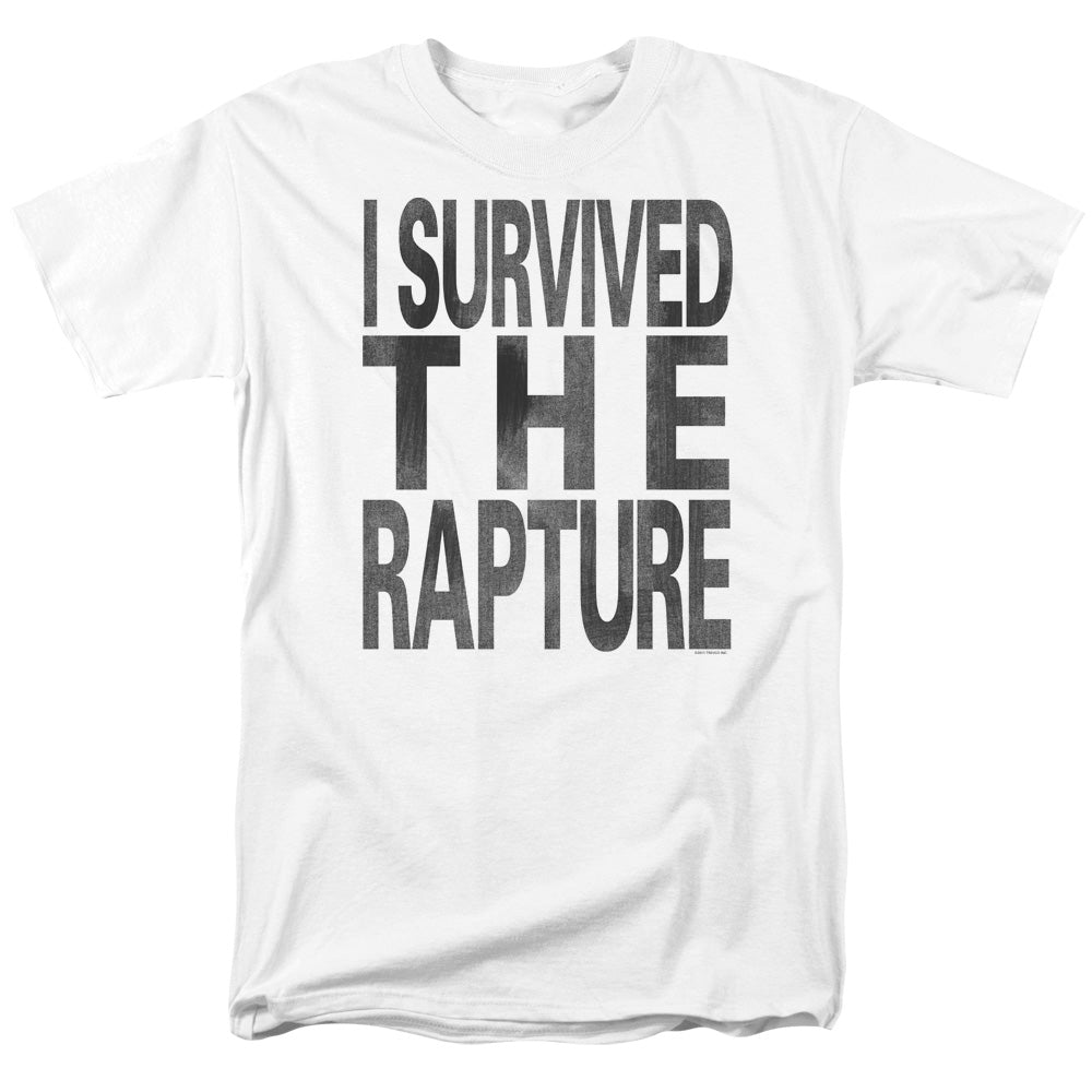 I Survived The Rapture - Short Sleeve Adult 18 - 1 - White T-shirt