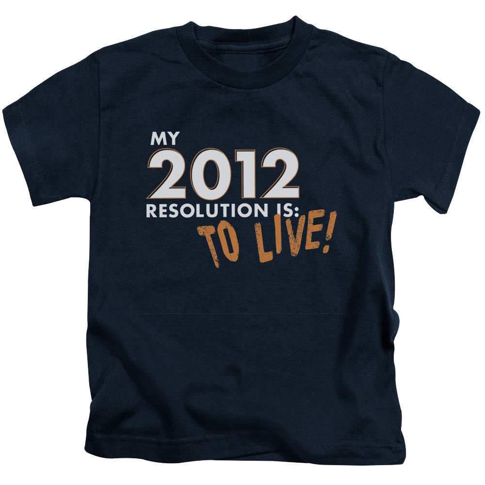 TO LIVE! - JUVENILE 18/1 - NAVY - T-Shirt