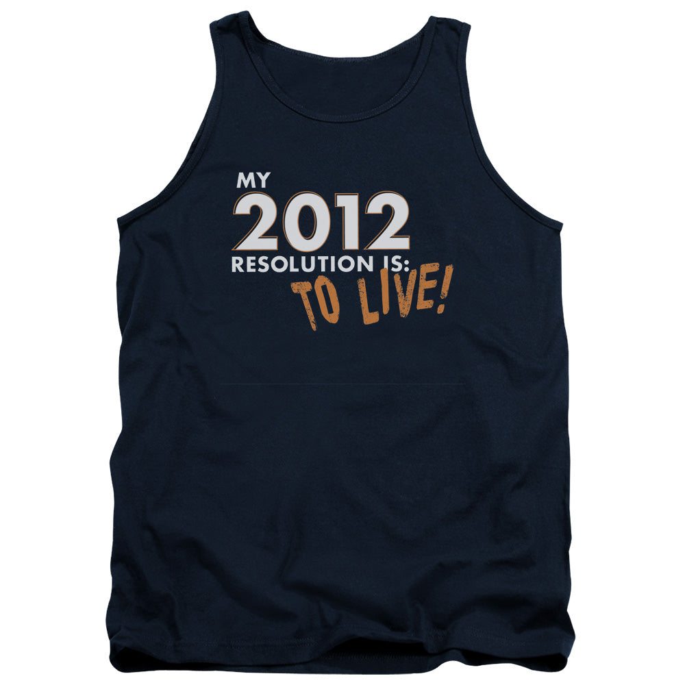To Live! - Adult Tank - Navy