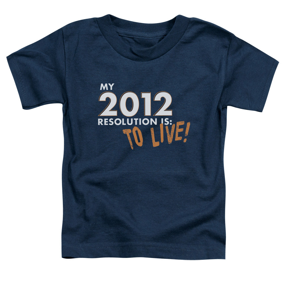 To Live! - Short Sleeve Toddler Tee - Navy T-shirt