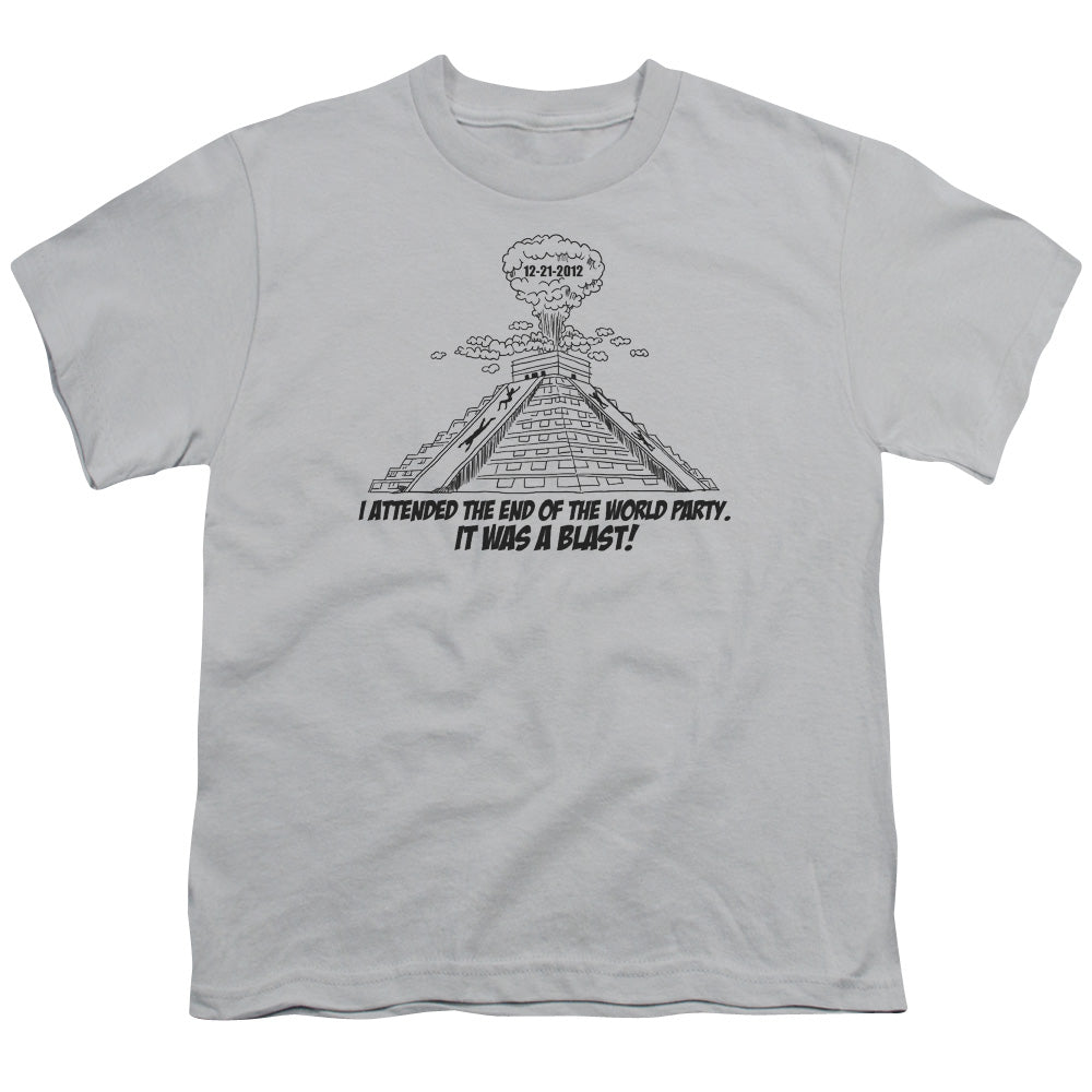 End Of The World Party - Short Sleeve Youth 18 - 1 - Silver T-shirt