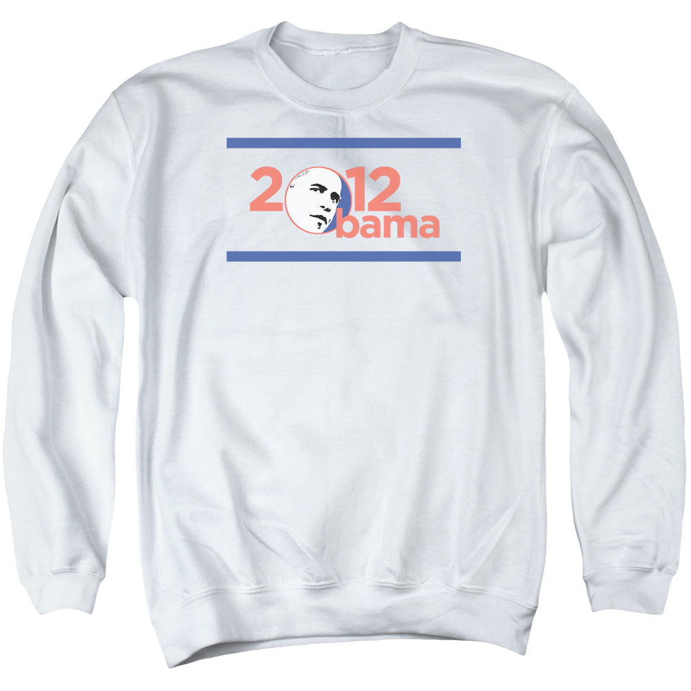 Obama 2012 - Adult Crewneck Sweatshirt - White