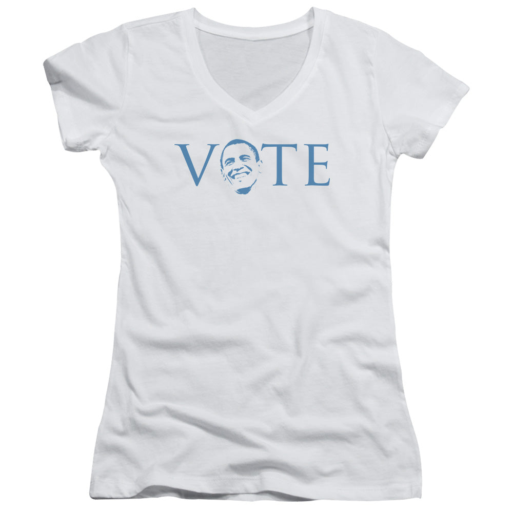 Vote 2012 - Junior V-neck - White