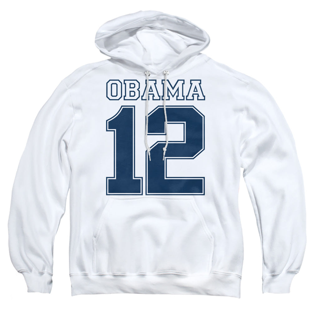 Obama 12 - Adult Pull-over Hoodie - White