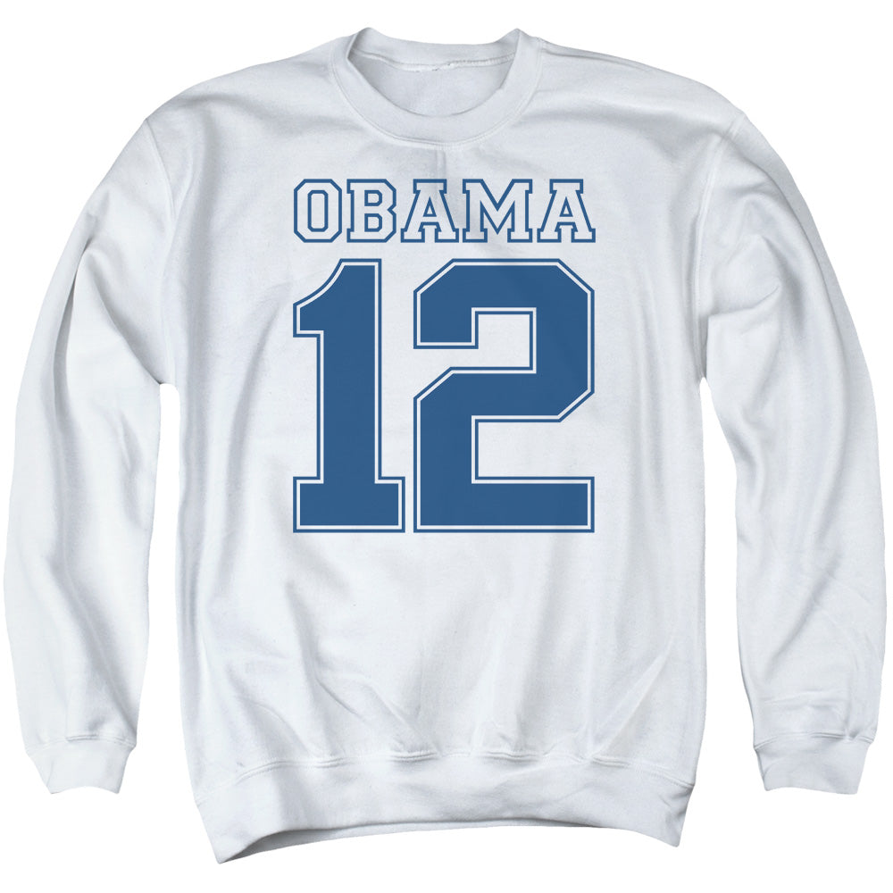 Obama 12 - Adult Crewneck Sweatshirt - White