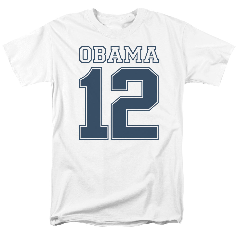 Obama 12 - Short Sleeve Adult 18 - 1 - White T-shirt