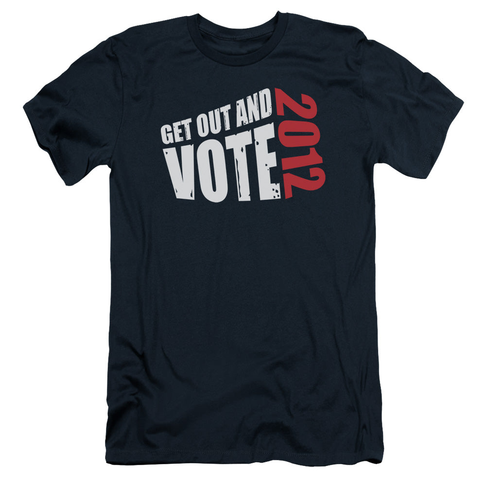GET OUT AND VOTE - ADULT 30/1 - NAVY T-Shirt