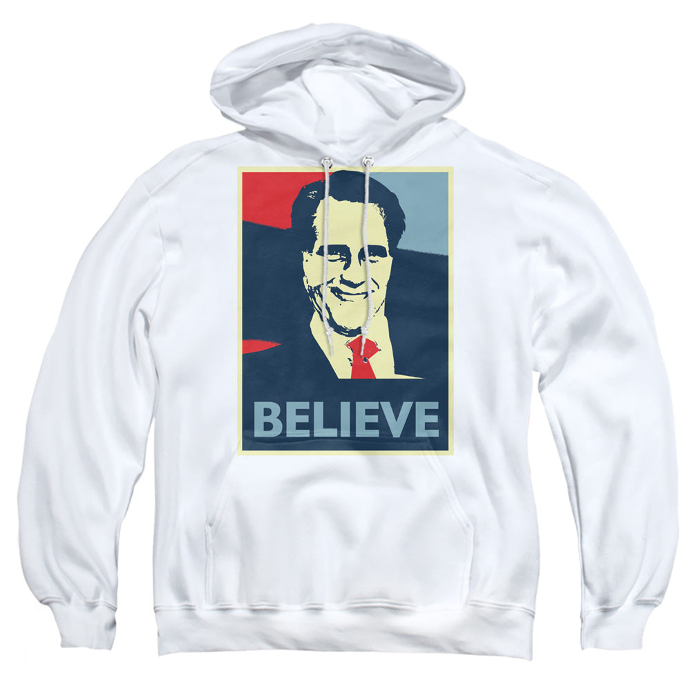 Believe - Adult Pull-over Hoodie - White