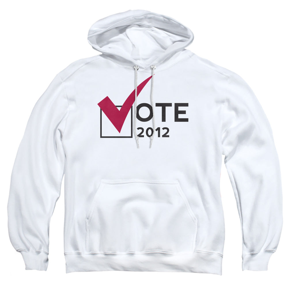 Vote 2012 - Adult Pull-over Hoodie - White