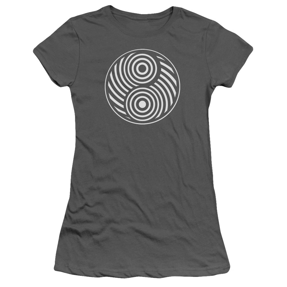 Ying Yang - Short Sleeve Junior Sheer - Charcoal T-shirt
