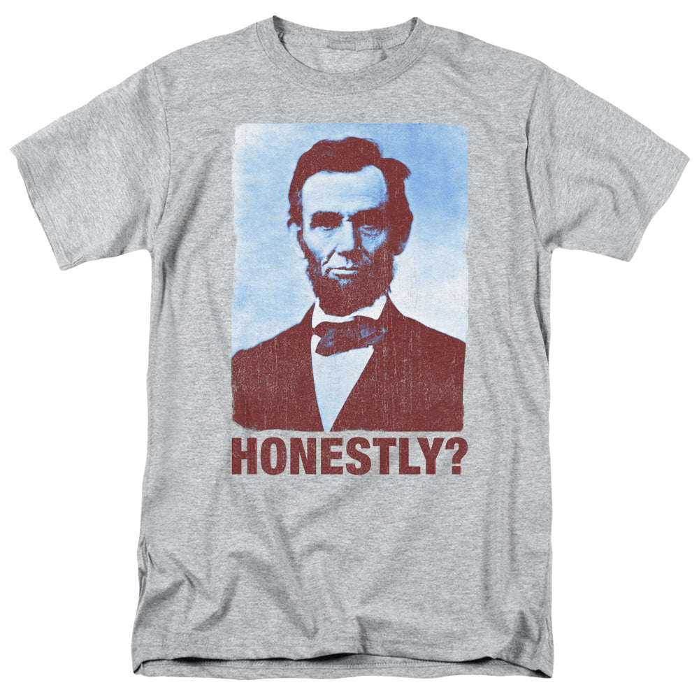 Honestly Abe - Short Sleeve Adult 18 - 1 - Athletic Heather T-shirt