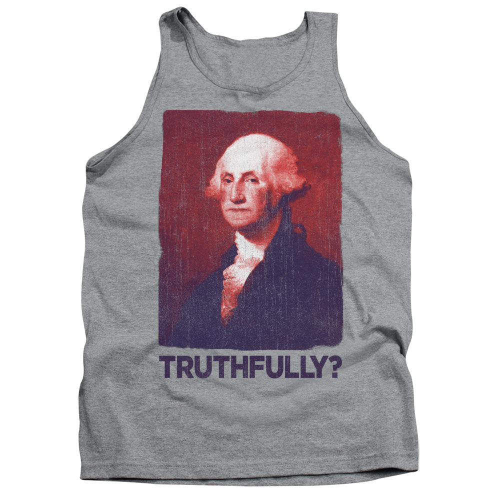 Truthfully George - Adult Tank - Athletic Heather