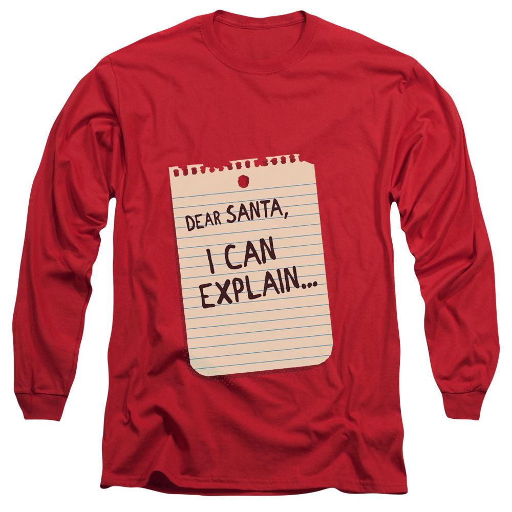 Note - Long Sleeve Adult 18 - 1 - Red T-shirt