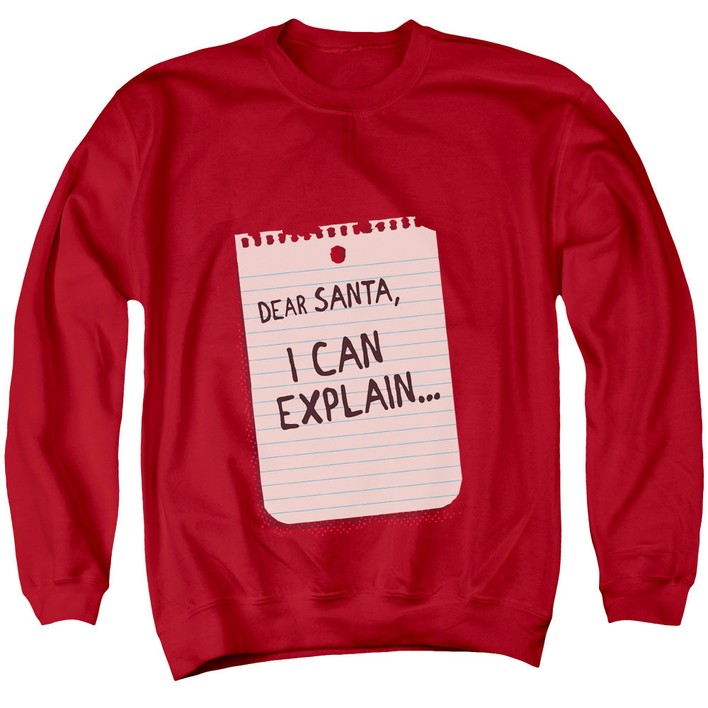 Note - Adult Crewneck Sweatshirt - Red